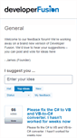 Mobile Screenshot of feedback.developerfusion.com
