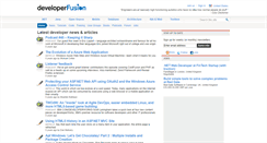 Desktop Screenshot of developerfusion.com